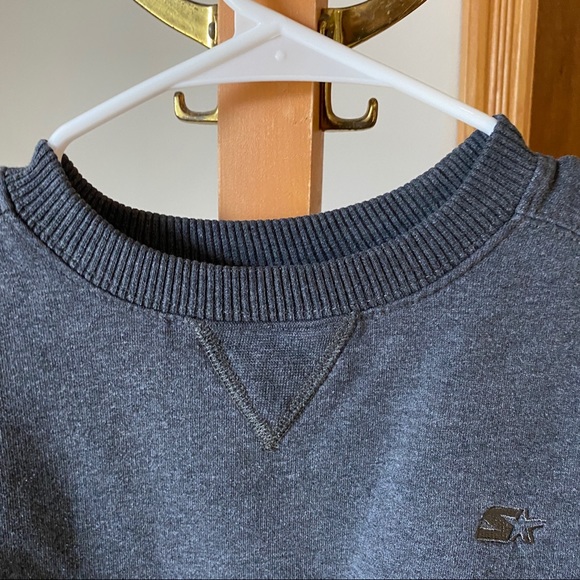 Starter Grey Crewneck Sweater - Picture 3 of 8